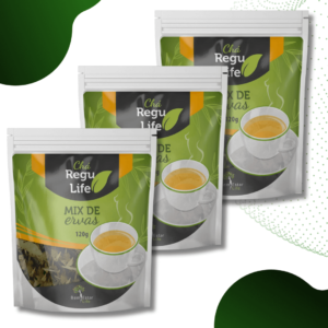 3 CHÁS REGU LIFE pacote 120g